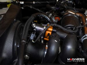 Ford Bronco Blow Off Adapter Plate - 2.3L Turbo - SILA Concepts - Orange